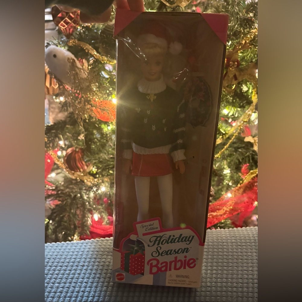 Barbie Festive Holiday Doll in Black and Red